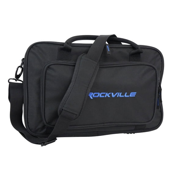 Rockville Heavy Duty Rugged Gig Bag DJ Case Fits Soundcraft Notepad-12FX