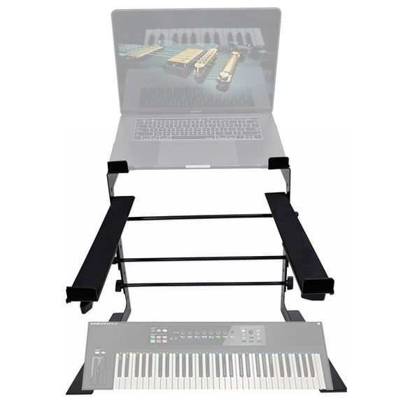 Rockville Laptop+Controller Stand for Native Instruments Komplete Kontrol S61
