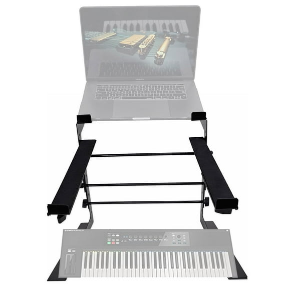 Rockville Laptop+Controller Stand for Native Instruments Komplete Kontrol S61
