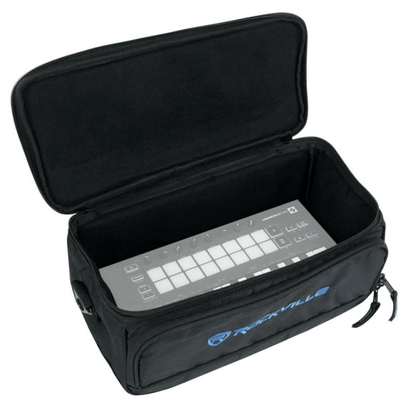 Rockville MB147 DJ Gear Mixer Gig Bag Case 14" x 7" x 6.5" + 13" Laptop Pocket
