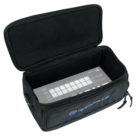Rockville MB147 DJ Gear Mixer Gig Bag Case 14" x 7" x 6.5" + 13" Laptop Pocket