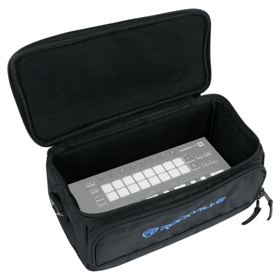 Rockville MB147 DJ Gear Mixer Gig Bag Case 14" x 7" x 6.5" + 13" Laptop Pocket