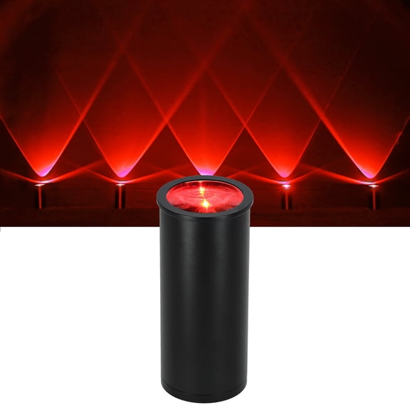 Rockville MINI HALO BLACK DJ Wall Wash Up Light Effect, 17 Hour Battery Power, Wireless DMX, RF Remote