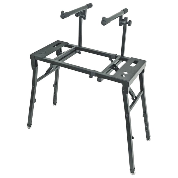 Rockville PKS40 Heavy-Duty Steel 2-Tier Platform Keyboard Stand