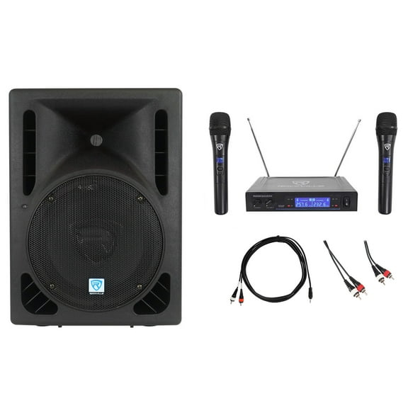 Rockville Powered 10" ipad/iphone/Android/Laptop/T.V. Karaoke Machine/System