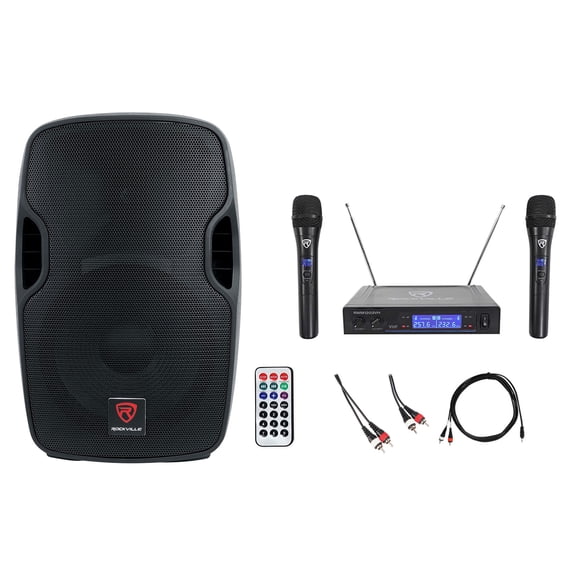 Rockville Powered 12" Karaoke Pro System/Machine 4 ipad/iphone/Android/Laptop/TV