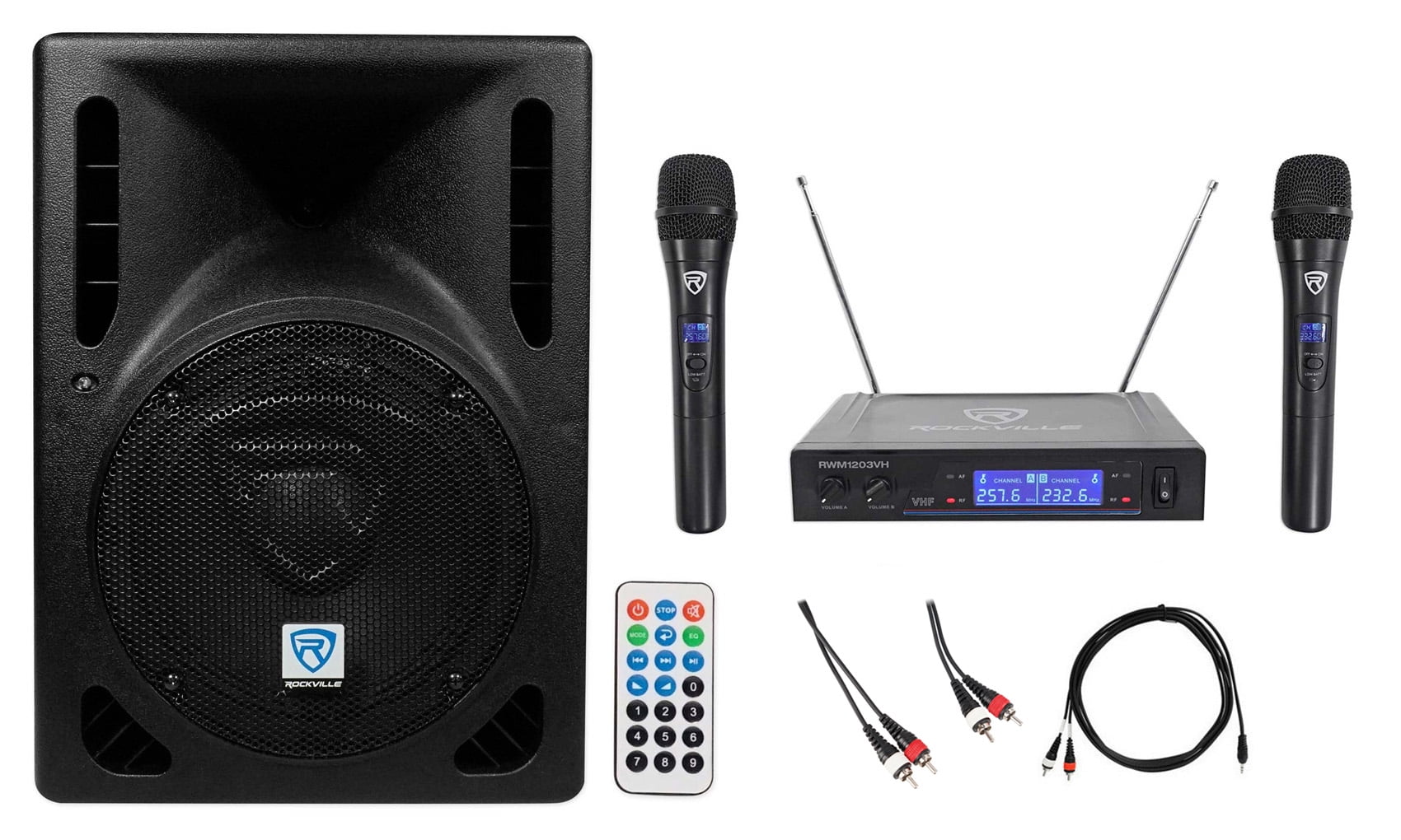 Rockville Powered 8" Android/ipad/iphone/Laptop/T.V. Karaoke Machine/System