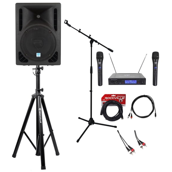 Rockville Pro 10" ipad/iphone/Android/Laptop/TV Youtube Karaoke Machine/System
