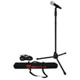 thumbnail image 1 of Rockville Pro Mic Kit 1 Karaoke Vocal Microphone + Mic Stand + Carry Bag + Cable, 1 of 10