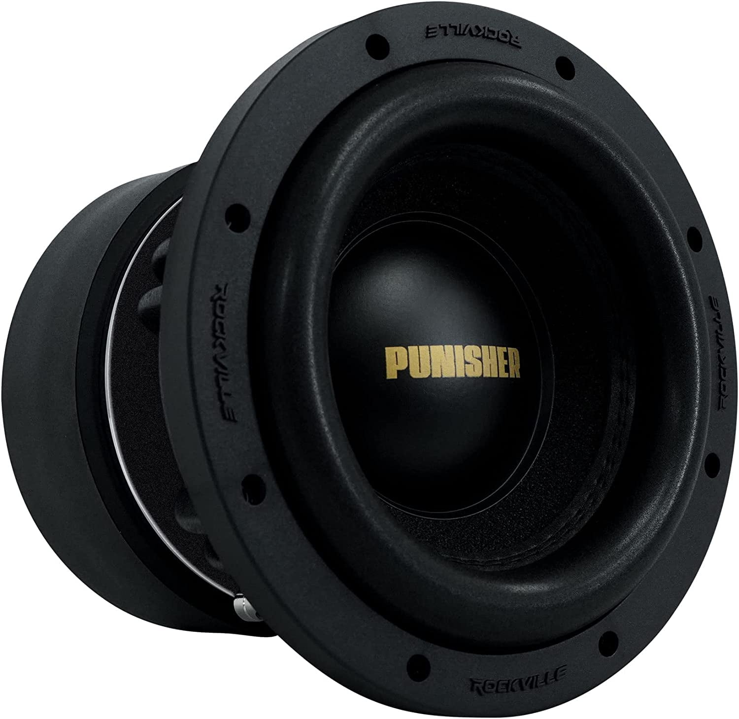 Rockville Punisher 8D1 8" 3000w Peak/750w RMS Competition Car Audio Subwoofer