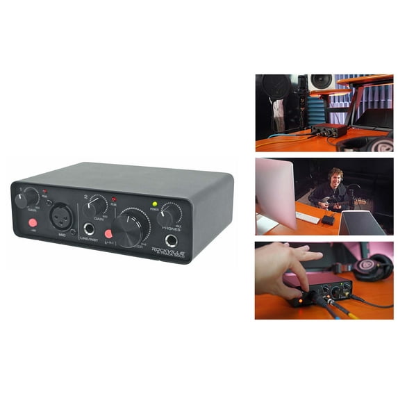 Rockville R-TRACK SOLO Recording USB C Audio Interface 24Bit 192Khz+ASIO Drivers