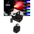thumbnail image 1 of Rockville R1200L Fog/Smoke Machine w LED Lights/Strobe, DMX+2 Remotes+Carry Bag, 1 of 19