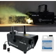 thumbnail image 1 of Rockville R720L V2 440W Fog Machine with RGB LED Lights, Wireless Timer Remote, 3000 CFM Output, Fast Heat Up, for DJ Party Stage, 1 of 5