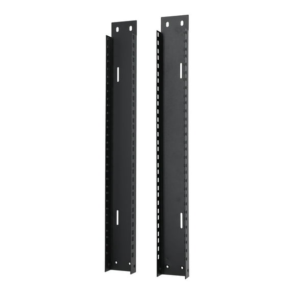 Rockville RAIL10U 10U Reversible Rack Rails With M5 Circle or Square Screw Holes