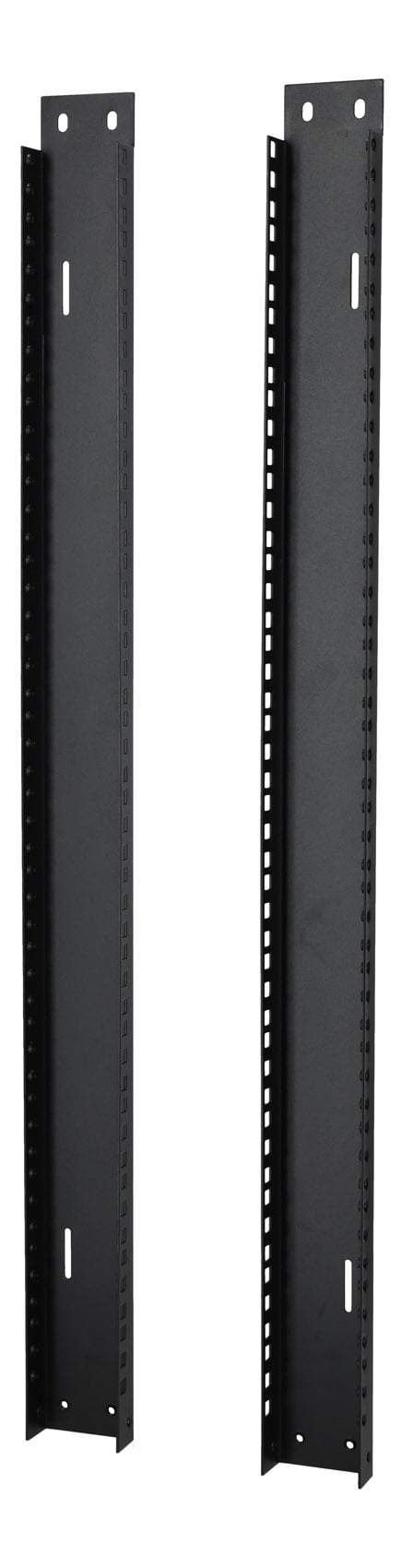 Rockville RAIL16U 16U Reversible Rack Rails With M5 Circle or Square ...