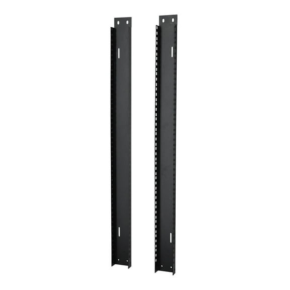 Rockville RAIL16U 16U Reversible Rack Rails With M5 Circle or Square Screw Holes