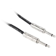 Rockville RCGT6.0B 6 1/4" TS to 1/4" TS Instrument Guitar Instrument Cable, Black