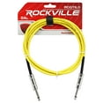 thumbnail image 1 of Rockville RCGT6.0Y 6' 1/4'' TS to 1/4'' TS Guitar/Unbalanced Signal Cable-Yellow, 1 of 2