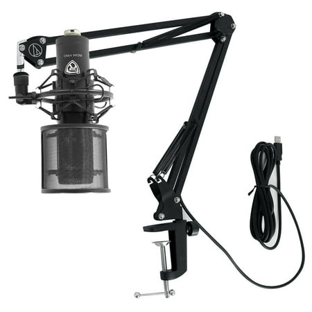 Rockville RCM PRO Studio/Recording Condenser Microphone+Audio Technica Boom Arm