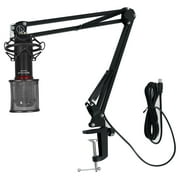 Rockville RCM SR Studio/Recording Condenser Microphone Mic and Audio Technica Boom