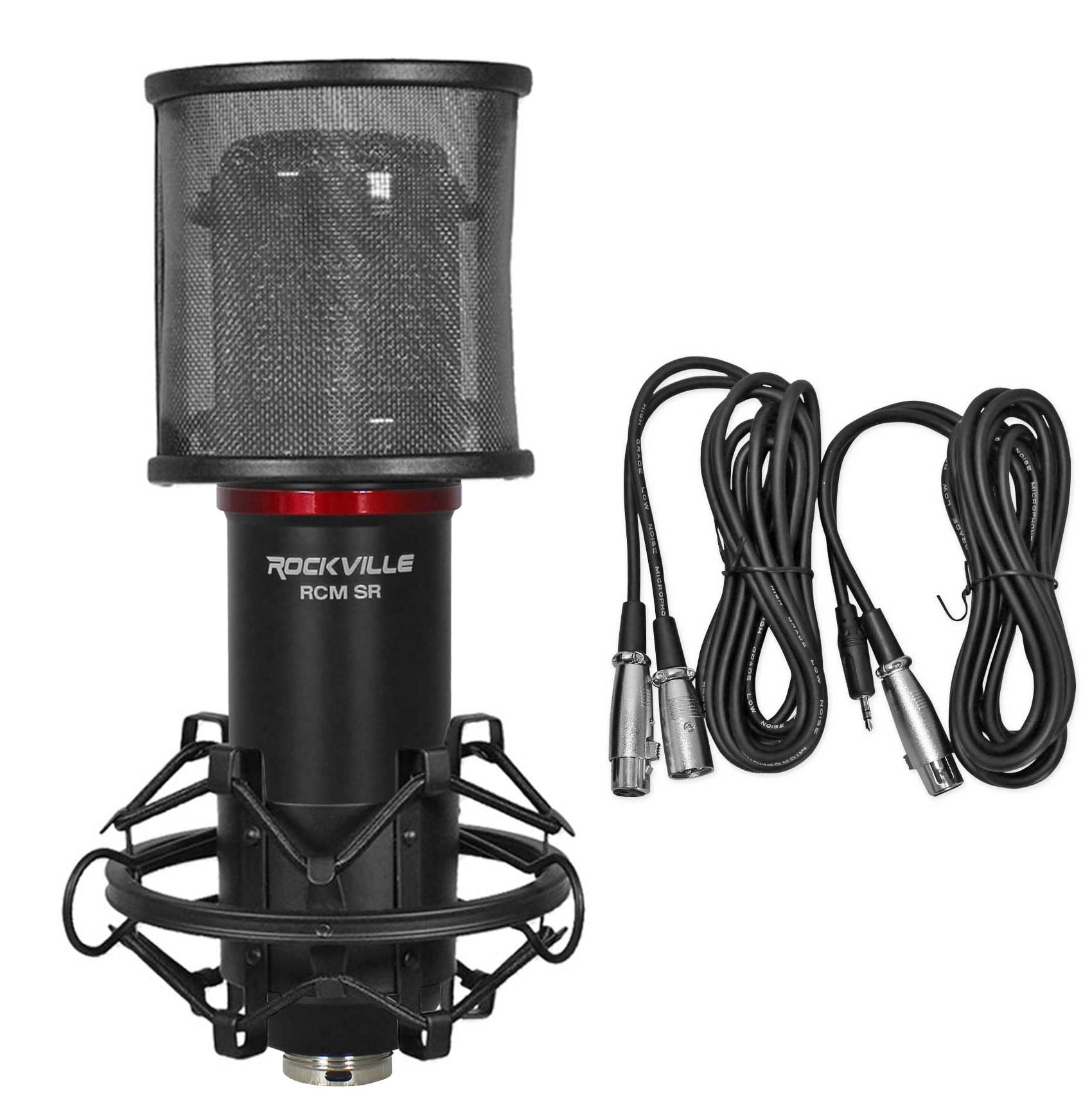 Rockville RCM SR Studio/Recording Condenser Microphone Mic w/ Samsung Capacitors