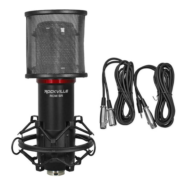 Rockville RCM SR Studio/Recording Condenser Microphone Mic w/ Samsung Capacitors