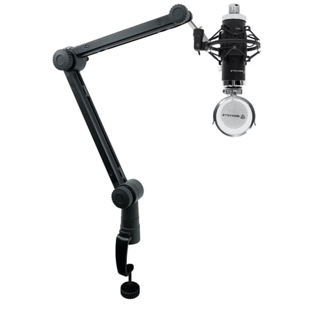 Rockville RCM03 Studio Recording Condenser Microphone+Shock Mount+Pro Boom Arm