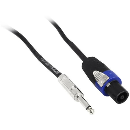Rockville RCTS1610 10' 16 AWG 1/4" TS to Speakon Speaker Cable 100% Copper