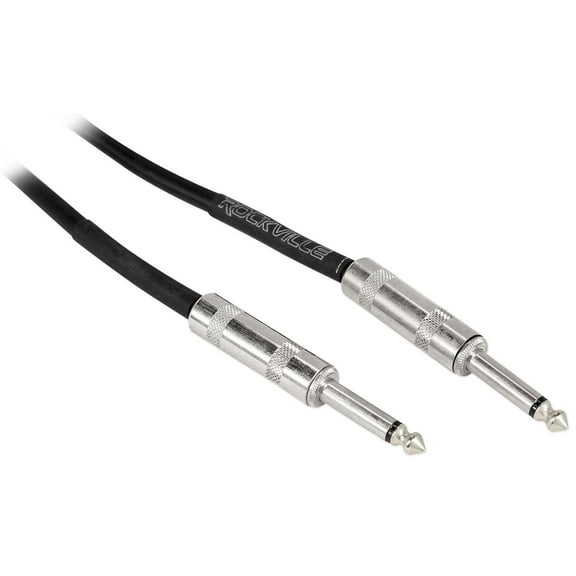 Rockville RCTT1250 50' 12 AWG 1/4" TS to 1/4" TS Speaker Cable 100% Copper