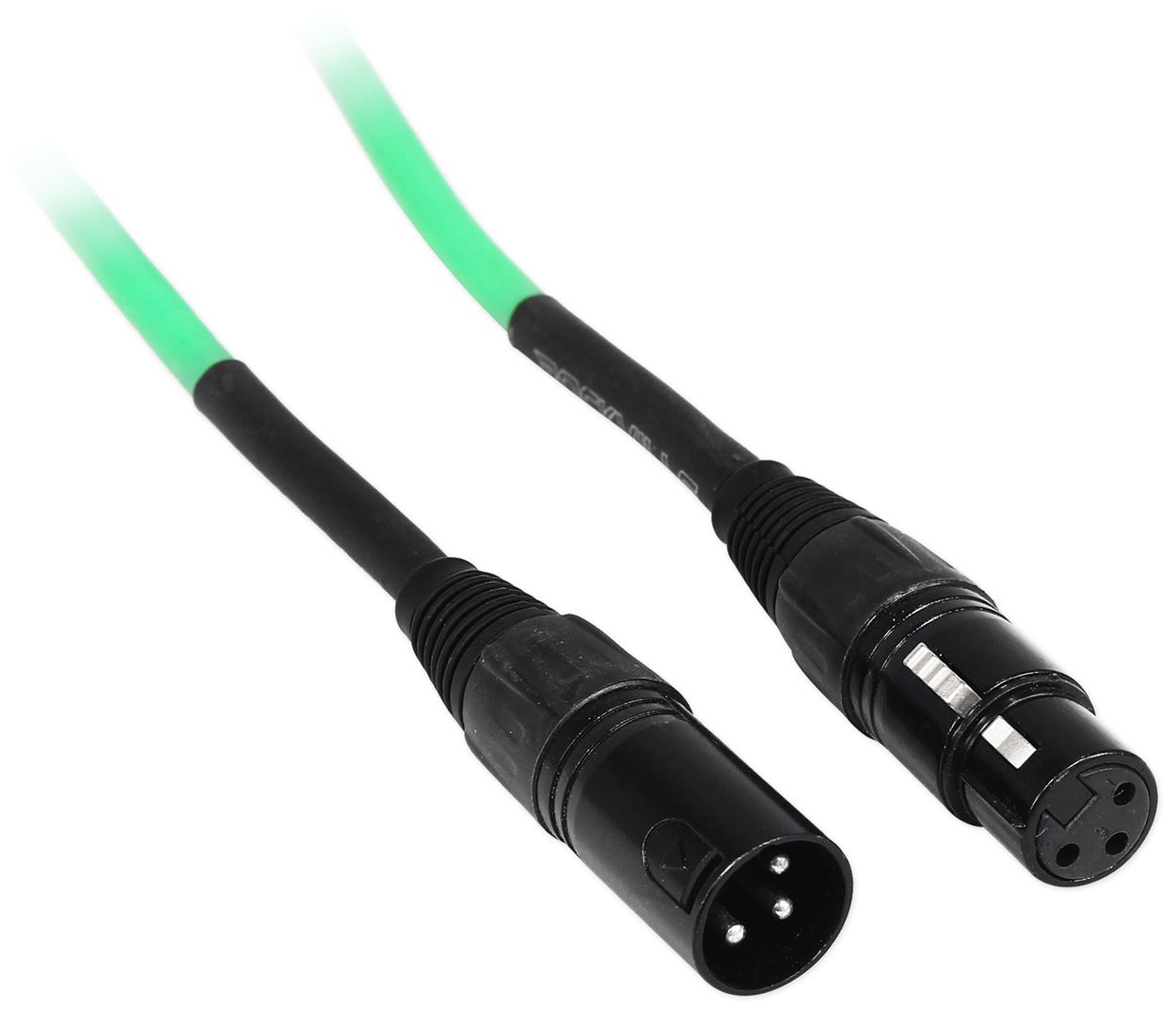 Rockville RCXFM50P-G Green 50' Female to Male REAN XLR Mic/Speaker ...