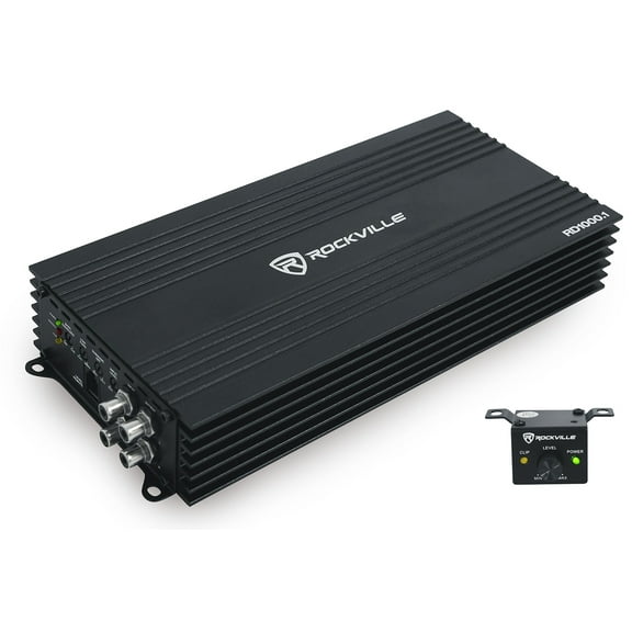 Rockville RD1000.1 1000w RMS @ 1 Ohm (4000w Peak) Mono Amplifier Car Audio Amp