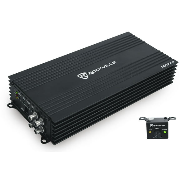 Rockville RD1000.1 1000w RMS @ 1 Ohm (4000w Peak) Mono Amplifier Car Audio Amp