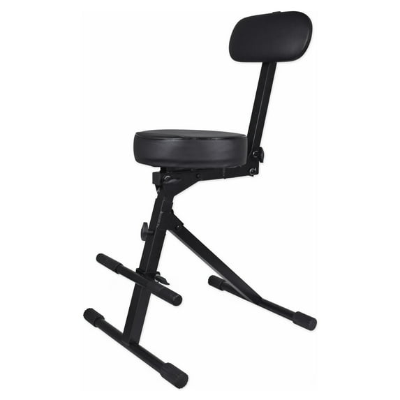 Rockville RDS42 Portable DJ/Guitar/Drum/Keyboard Padded Throne/Chair Adjustable