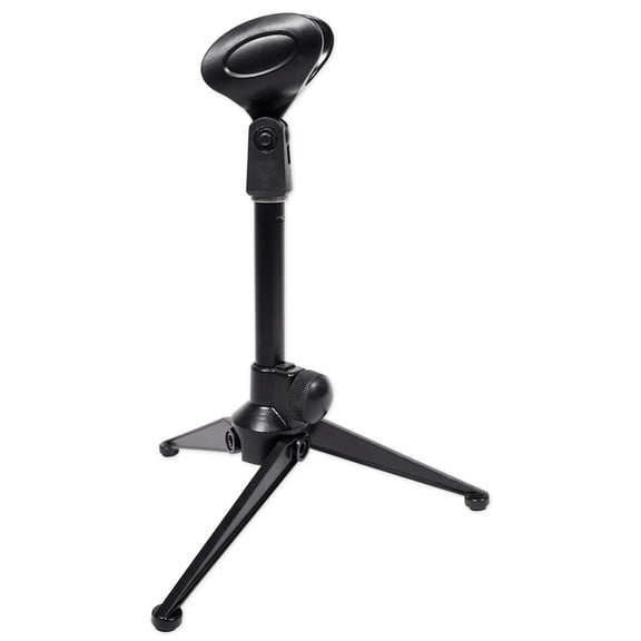 Rockville RDTS Desktop Tripod Microphone Stand For Zoom Live Stream Conference