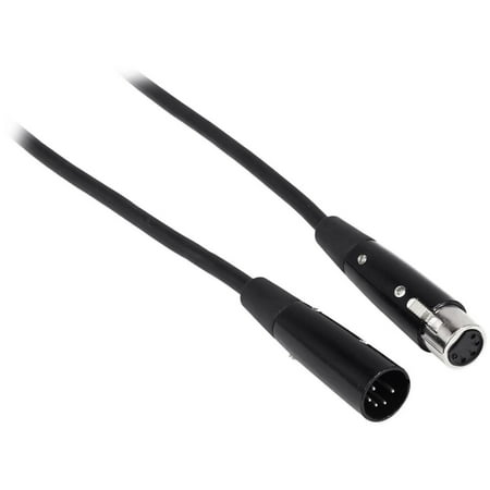 Rockville RDX5M10 10' 5-Pin Male-Female DMX Lighting Cable 100% OFC Copper