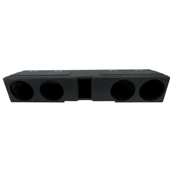 Rockville REC120 Quad 8" Ported Bedlined Sub Box For 2007- CURRENT GM Crew Cab