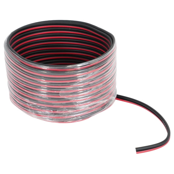 Rockville RED 16G25 OFC 16 Gauge 25 Foot 100% Copper Speaker Wire Car Audio