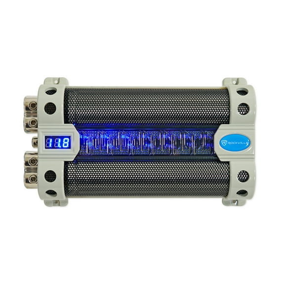Rockville RFC30F 30 Farad Capacitor Blue Voltage Display
