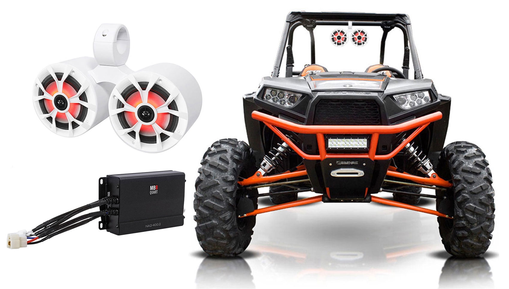 Quad Rally Tower Rockville RKL65MBW Dual 6.5