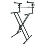 Rockville RKS42X Keyboard or DJ Stand Fits Dave Smith Instruments Prophet 12