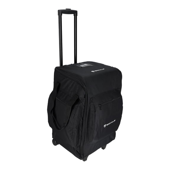 Rockville RLB50 Rolling Lighting Travel Bag+Wheels & Handle 4 Large Lights