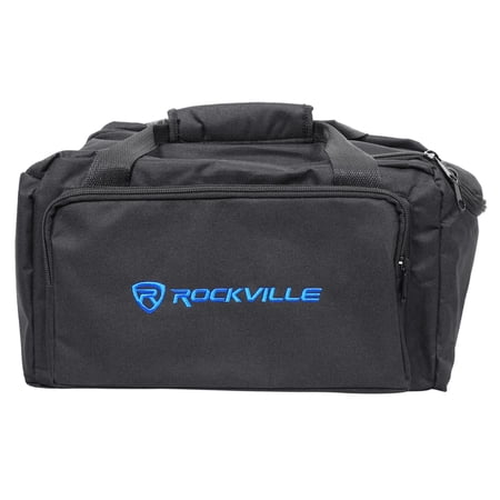 Rockville RLB80 Universal Travel Bag Fits 4x Slim Par Lights+Controller+Cables