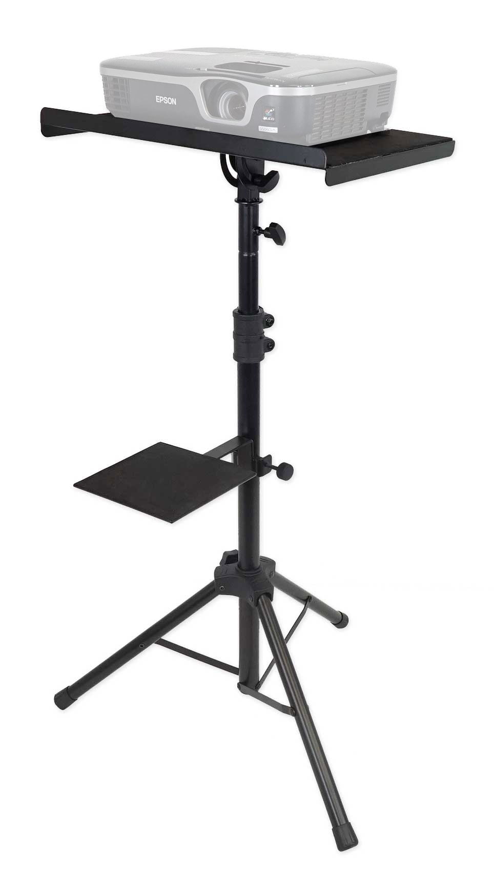 Video Projector Base Rockville RLS68 Video Projector Stand w Tripod Base, Tilt Platform ...