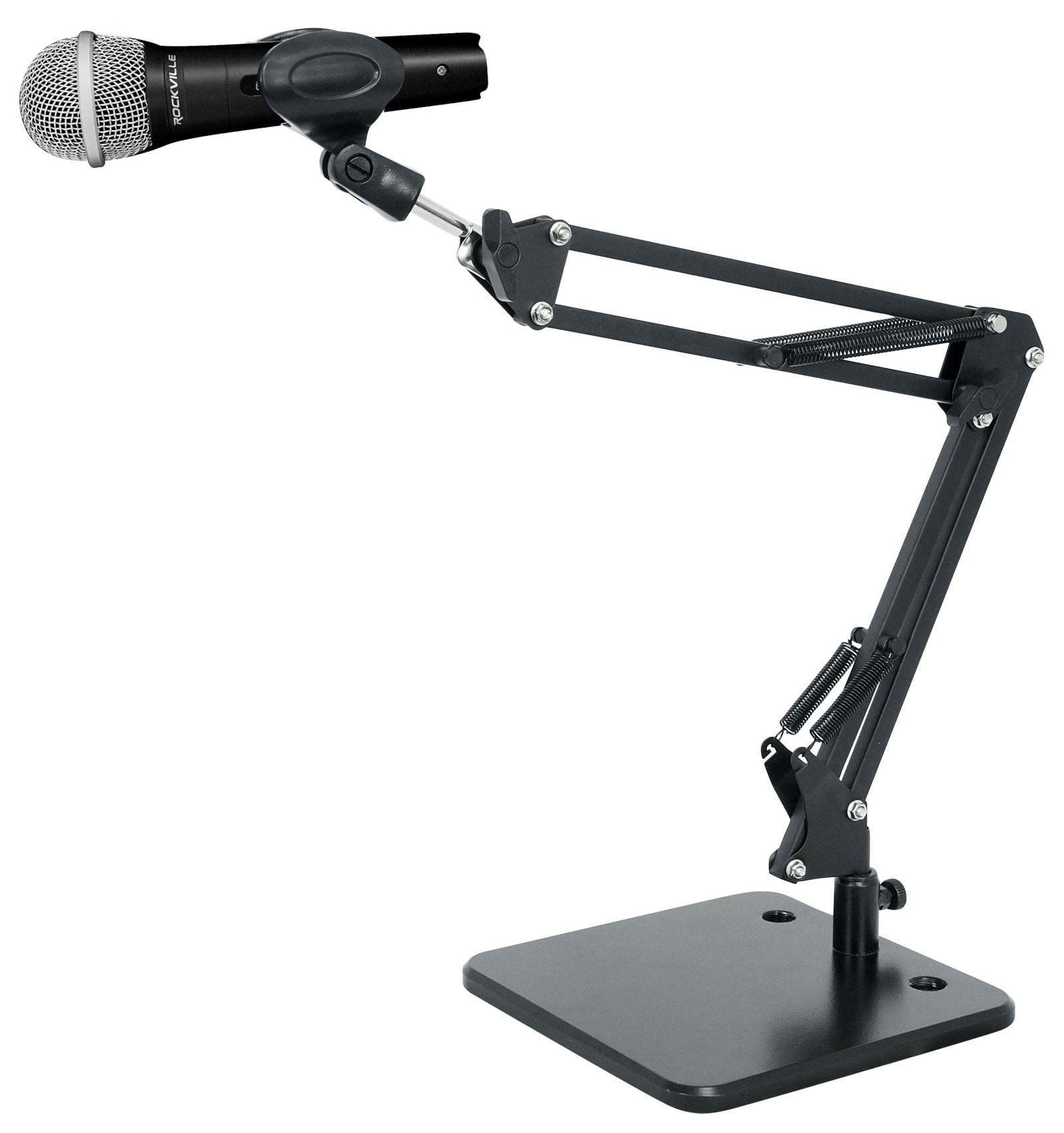 Rockville RMC-XLR Handheld Wired Dynamic Microphone+Desktop Boom Arm Mic Stand