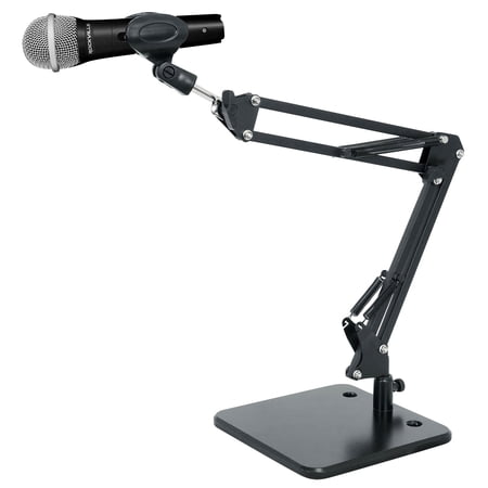 Rockville RMC-XLR Handheld Wired Dynamic Microphone+Desktop Boom Arm Mic Stand