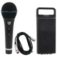 thumbnail image 1 of Rockville RMM-XLR Dynamic Cardioid Microphone 600 Ohm, All-Metal Build, 10ft XLR Cable, High Sensitivity, Wide Frequency Response, for Podcasting and Live Performances, 1 of 8