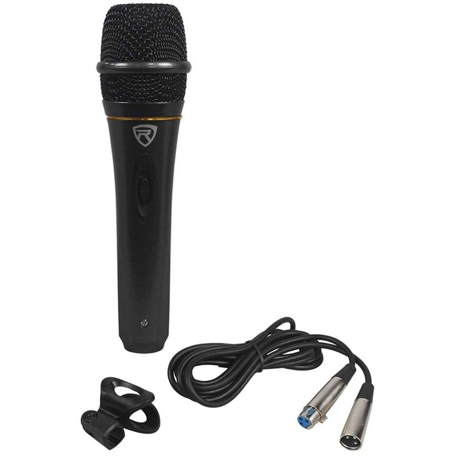 Rockville RMPXLR Dynamic Cardioid Professional Microphone with 10' XLR