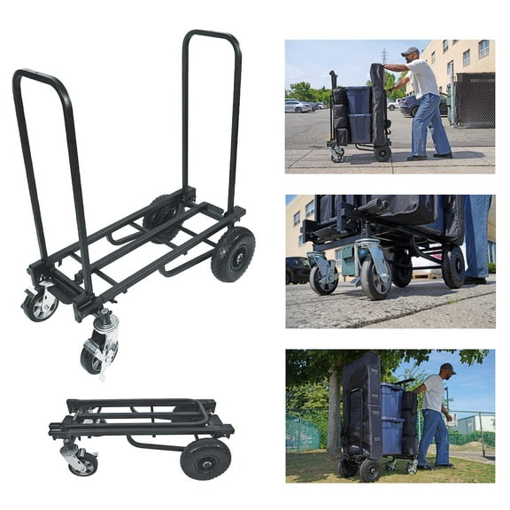 Rockville ROCK CART OFF-ROAD DJ Equipment Pro Transport Rolling Car Huge Wheels!