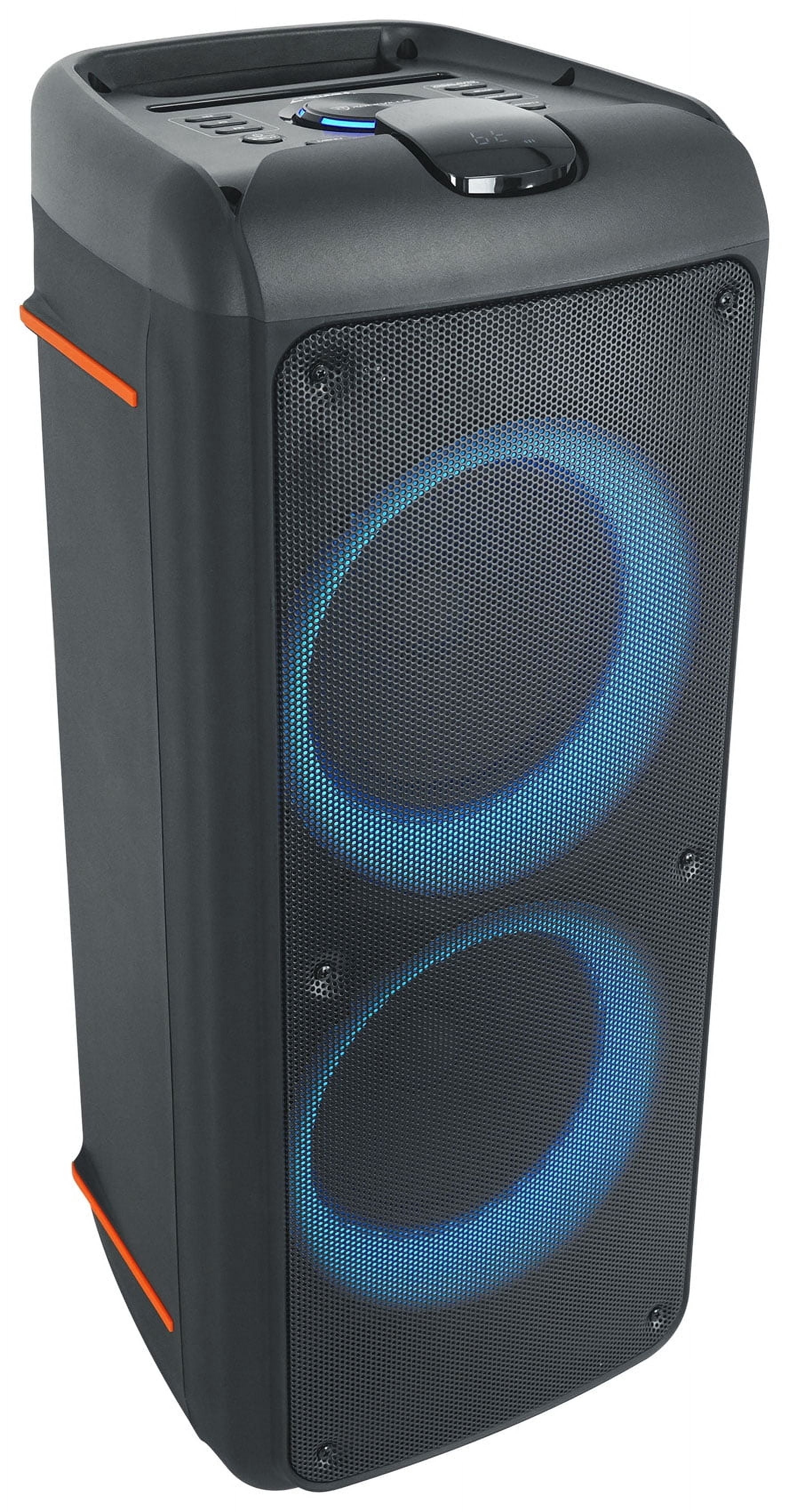 Rockville Rock Party 9 Dual 8" Portable Bluetooth Speaker, 1000W, LED, Karaoke