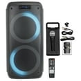 thumbnail image 1 of Rockville ROCK PARTY Dual 8" Wireless Rechargeable Karaoke Machine System w/Mic, 1 of 14